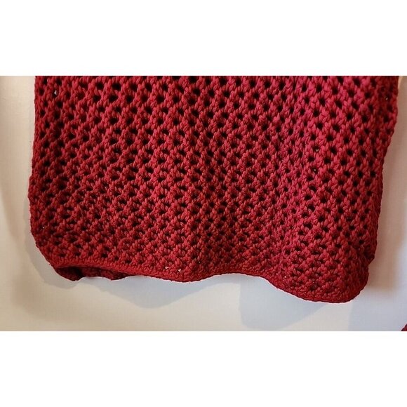 Old Navy sweater Maroon Size Small Cute Great Swimsuit Cover - Picture 6 of 12